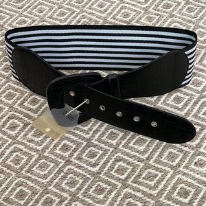 New black and white belt